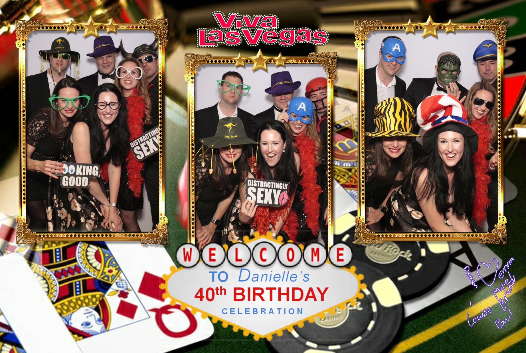 Danielle’s 40th birthday | View more photos from the event at gallery.myphotoboothexperience.co.uk/u/MyPhotoBoothExperienceLtd/Danielle’s-40th-birthday
